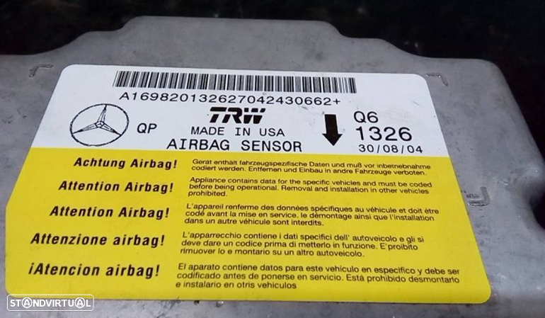 Centralina De Airbags Mercedes-Benz A-Class (W169) - 2