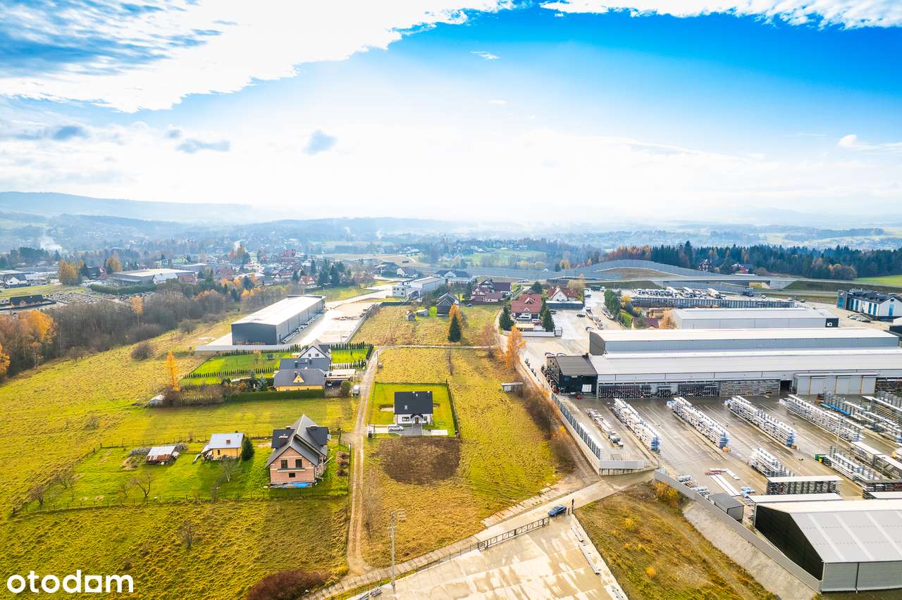 Działka z pozwoleniem w Rabce-Zdrój – media na miejscu, dwa wjazdy-9