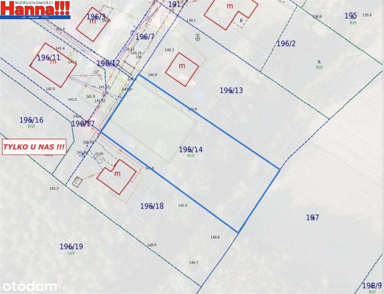 Duża płaska działka budowlana. Rębiechowo/Banino.-0
