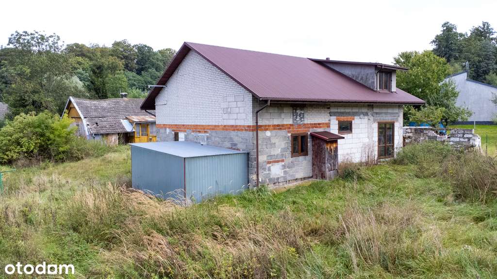 Dom do wykończenia z dużą działką - Łopuszka Mała - Pełny obrazek: 4/12
