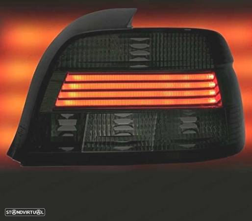 FAROLINS TRASEIROS LED PARA BMW E39 00-03 ESCURECIDOS - 3