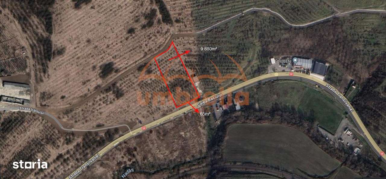 Teren intravilan de vanzare in Baciu 9.880m² - Imagine principală: 3/4