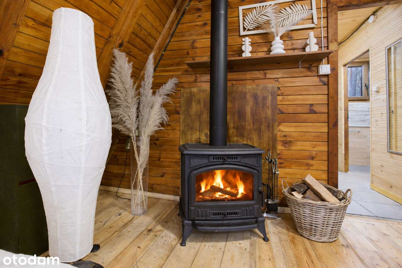 Domek Letniskowy w Lesie Kominek Wyposażenie W Cenie Warężyn-0