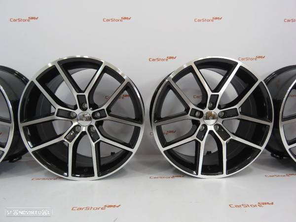 Jantes Look Volvo Polestar 18 x 8  et 45 5x108 Pretas + Polidas - 2