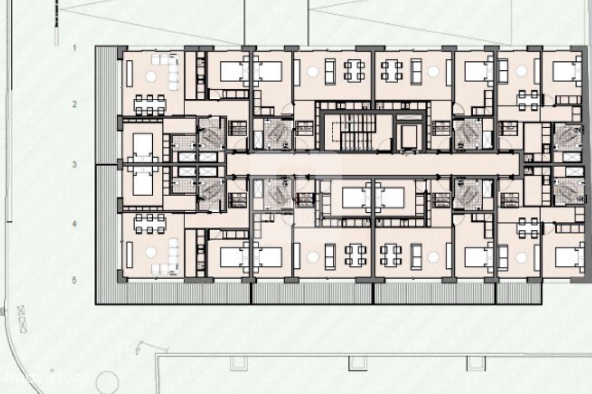 Apartamento T3 com rooftop à Praia de Canidelo-14