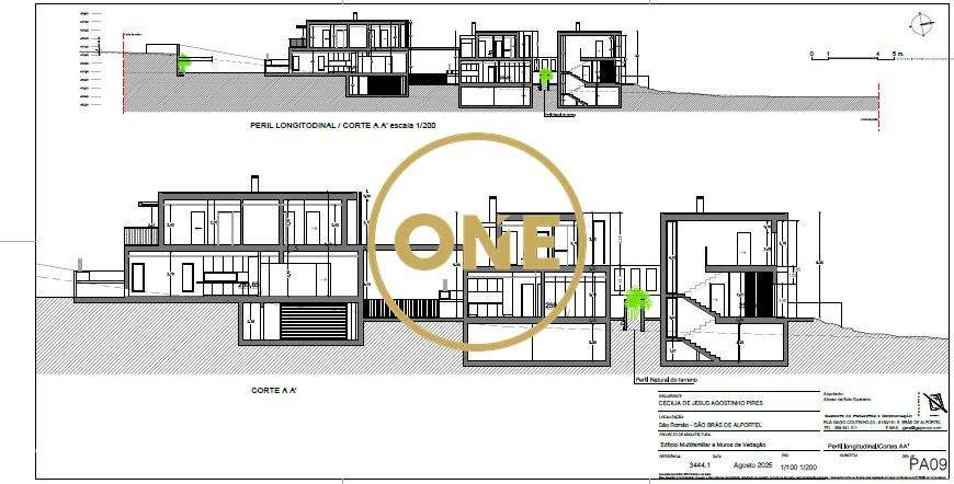 Terreno com projeto em fase de apreciação para construção de 3 moradia-12