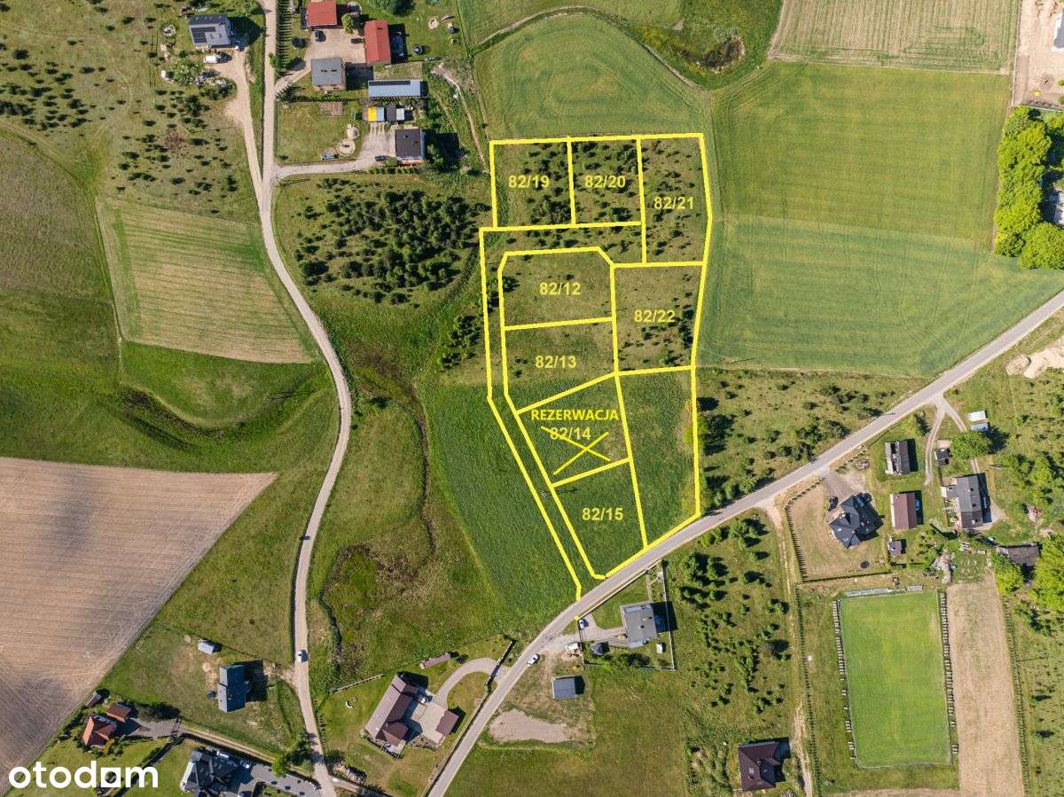 Działki Grabowiec gm.Szemud z wydanymi WZ-0