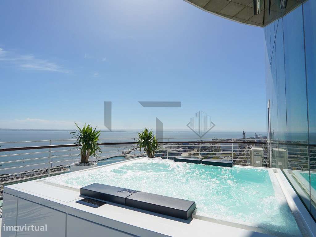 Apartamento Penthouse T3 Duplex com Vista Total de Rio para Arrenda... - Grande imagem: 4/57