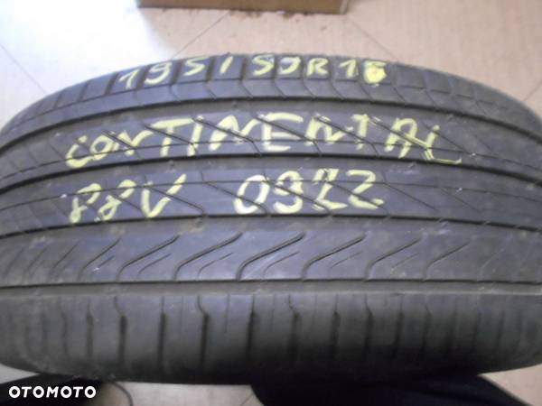 Opona pojedyńcza 195/50r16 continental ultra contact 7,8mm lato - 1