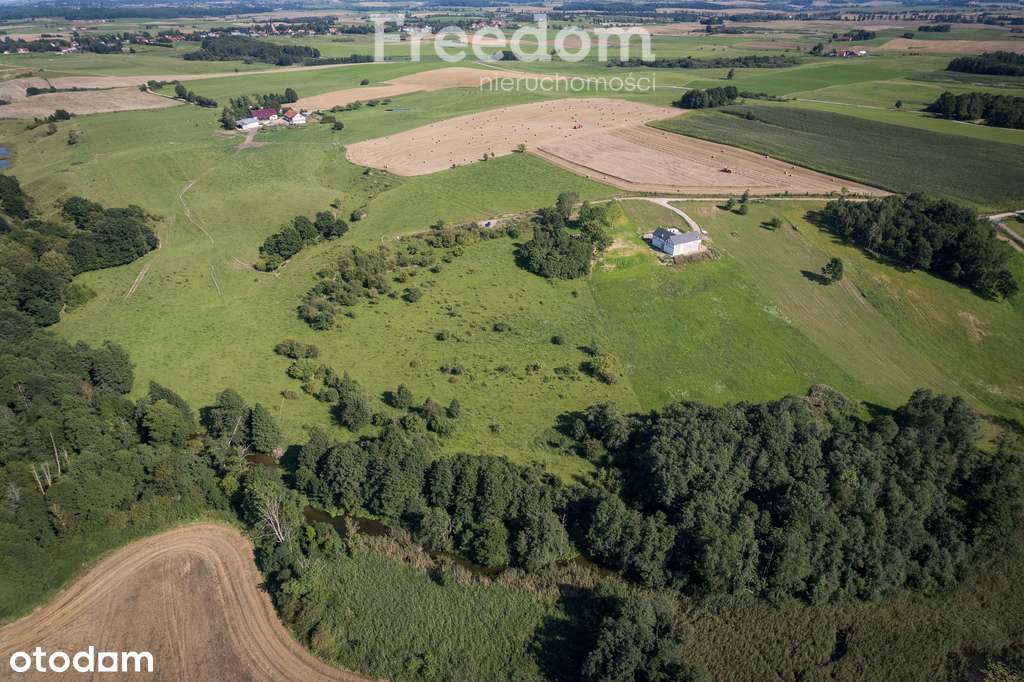 Działki z linią brzegową rzeki, blisko jeziora Bla - Pełny obrazek: 4/9