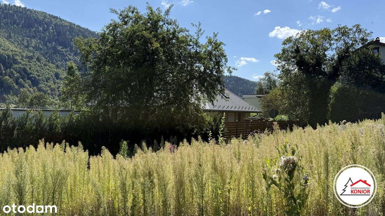 Widokowa działka z pozwoleniem na budowe budynku .-8