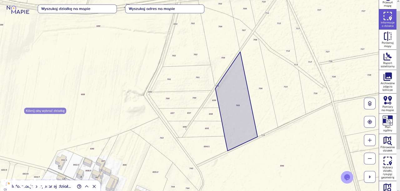 Działka 15 000 m² w Chojęcinie przy nowym osiedlu mieszkaniowym-4