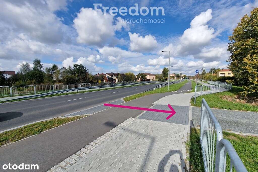 Duża łąka nad Krzną przy nowym moście i ścieżce - Pełny obrazek: 2/9