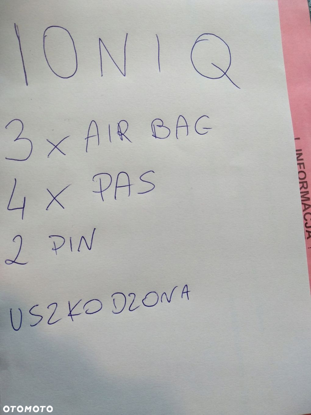 KONSOLA DESKA 3X AIR BAG SENSOR 4X PAS IONIQ - 5