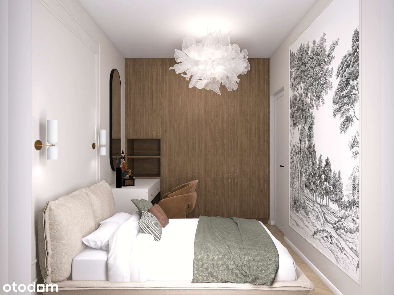 2 Pok /Nowa inwestycja/ Propozycja aranżacji/ Bez prowizji - Pełny obrazek: 5/8