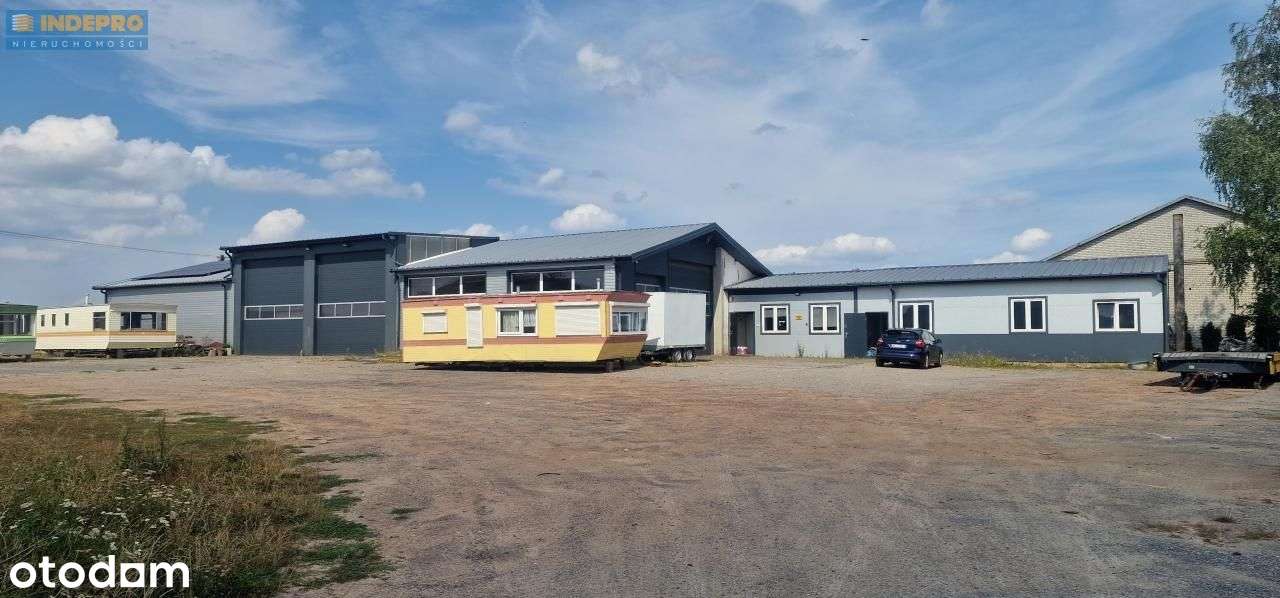 Budynek użytkowy 654m2, działka 5972m2 gm. Huszlew-2