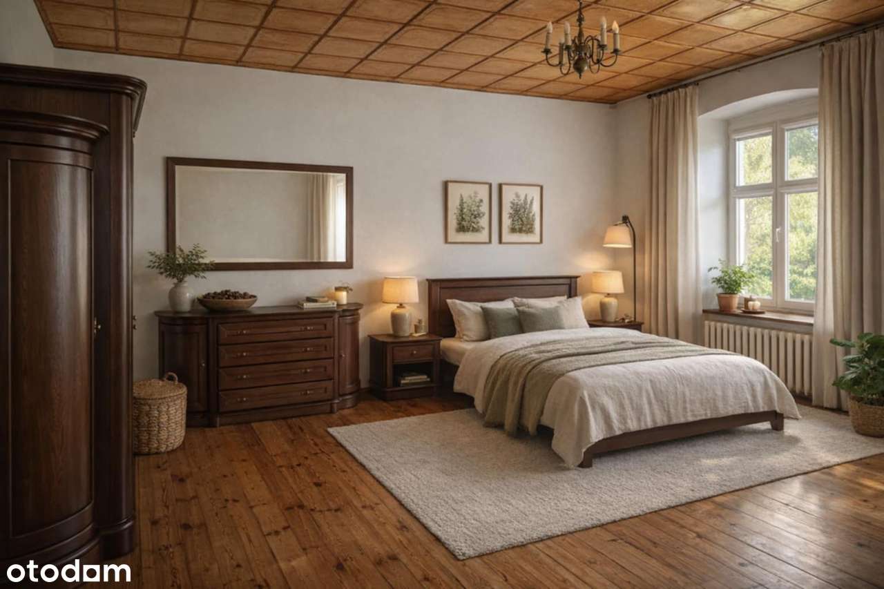 Dom jednorodzinny z budynkiem gospodarczym na dużej działce-4