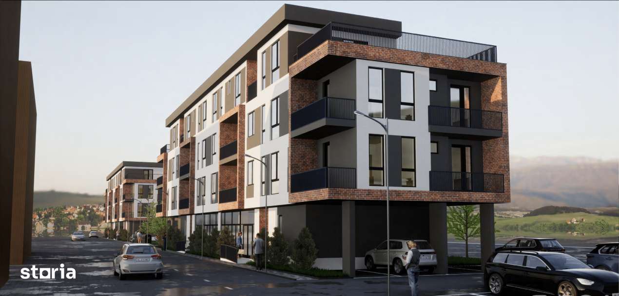 Apartament 1 camere, 33,3mp, semifinisat, zona Cetatii, Floresti - Imagine principală: 4/5