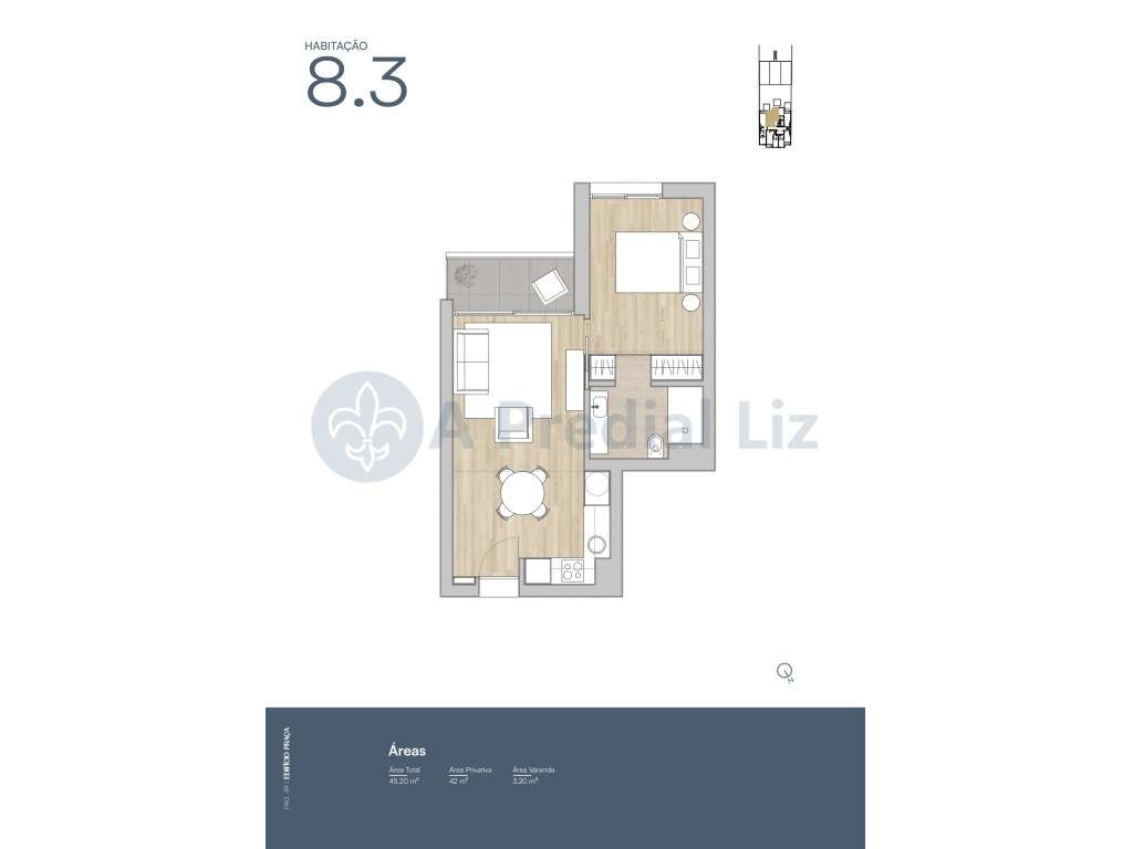 Apartamento T1 - Boavista-6