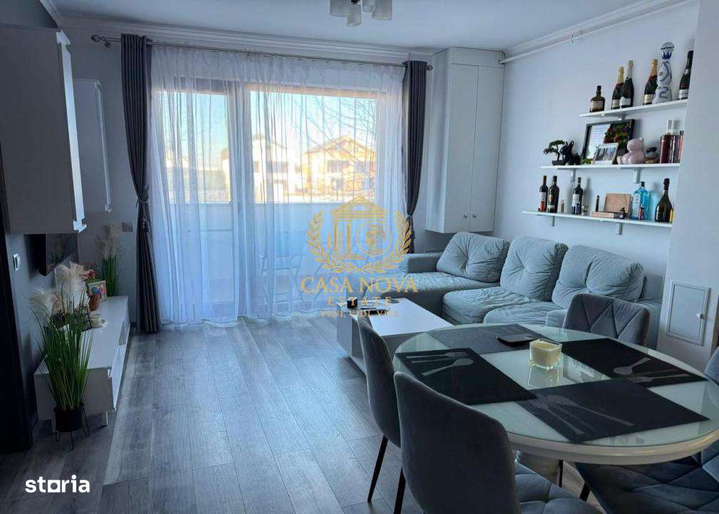 Apartament 2 camere 45mp, balcon 6mp, centrala proprie, complex Lumini