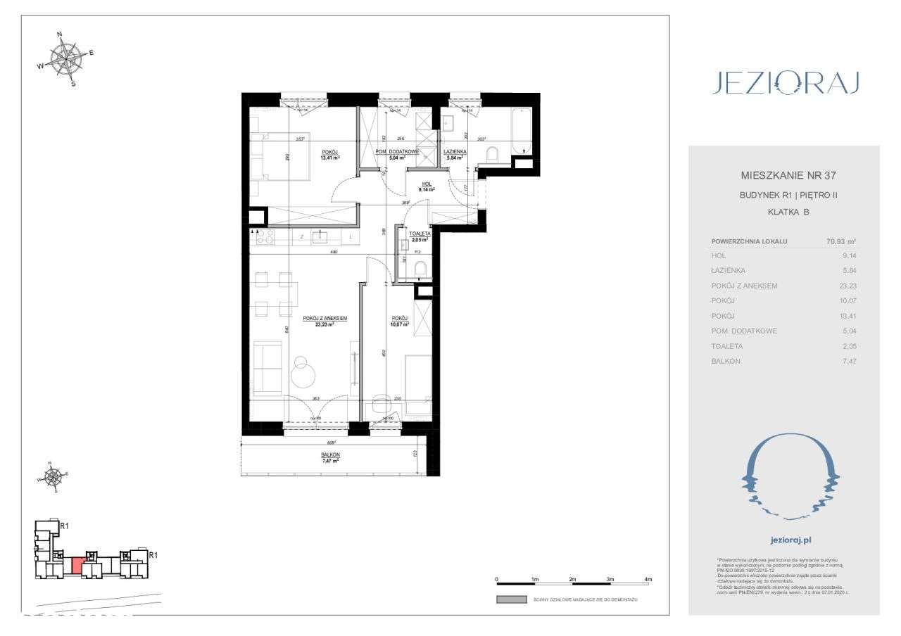 Mieszkanie 3 pokojowe - Osiedle Jezioraj-8