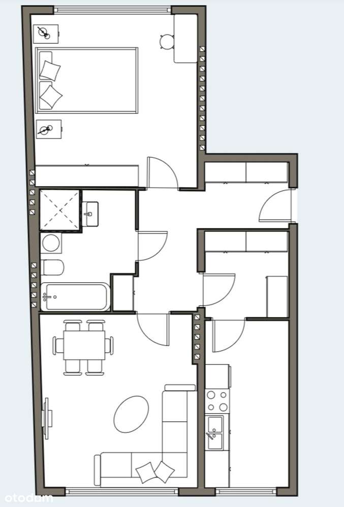 Mieszkanie na sprzedaż – Kraków – Kazimierz – ul. Starowiślna-2 pokoje-0