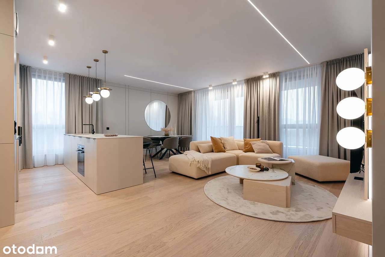 Nowy wykończony 4 pok. apartament Domaniewska-0