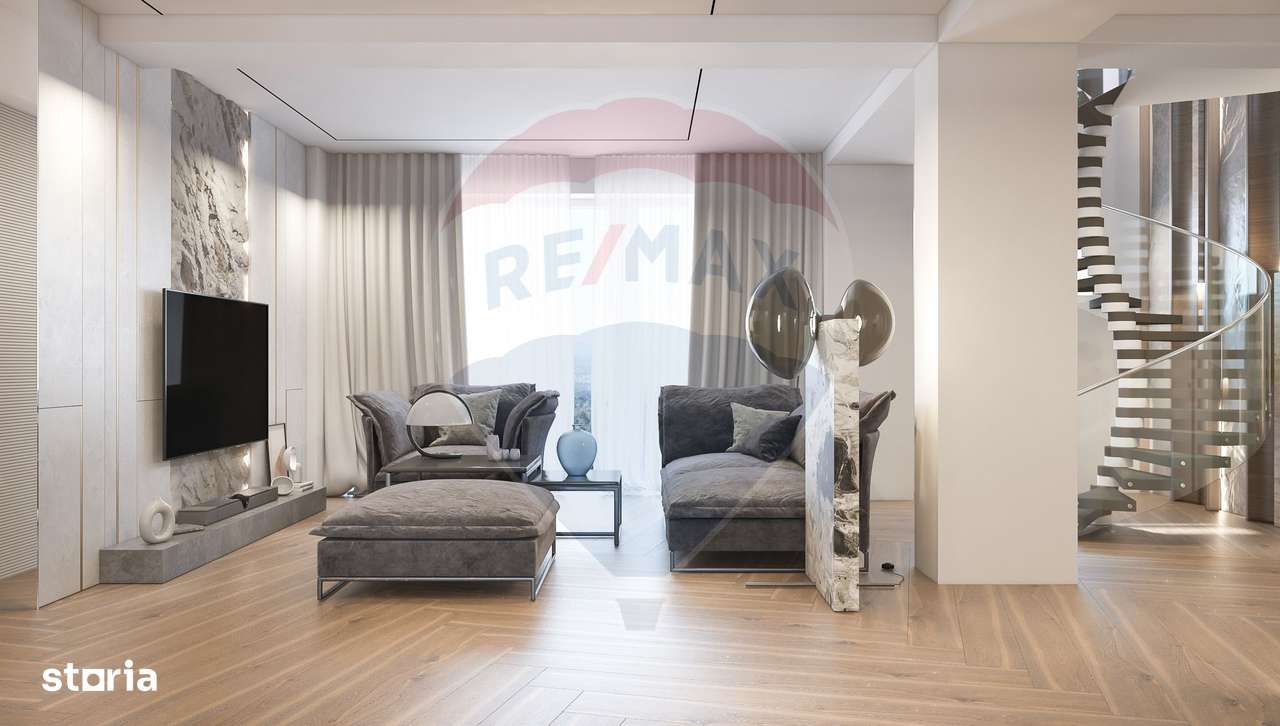 Apartament duplex penthouse de vânzare în zona Damaroaia - Petrom City - Imagine principală: 5/20