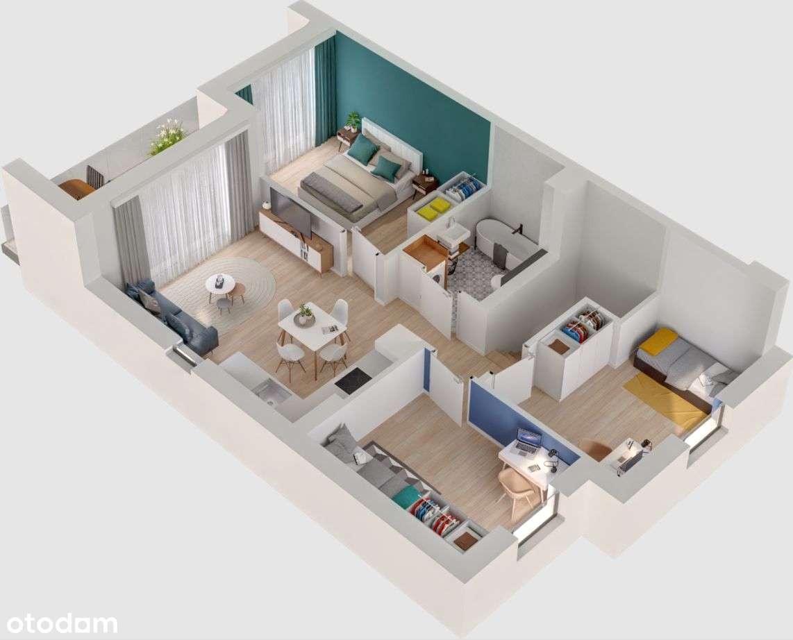 FORESTIS- Mieszkanie nr 11B - Pełny obrazek: 2/9