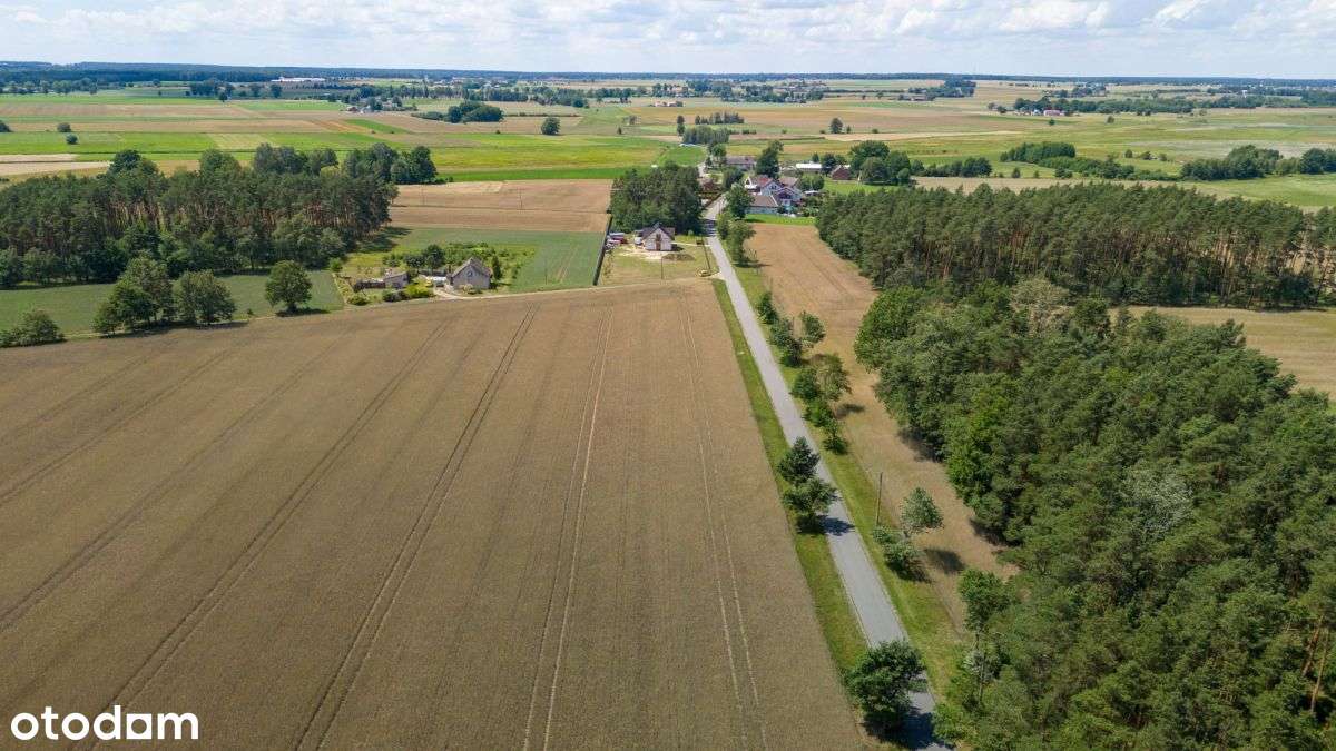 Działka Zborowskie gaz kanalizacja woda blisko las-18