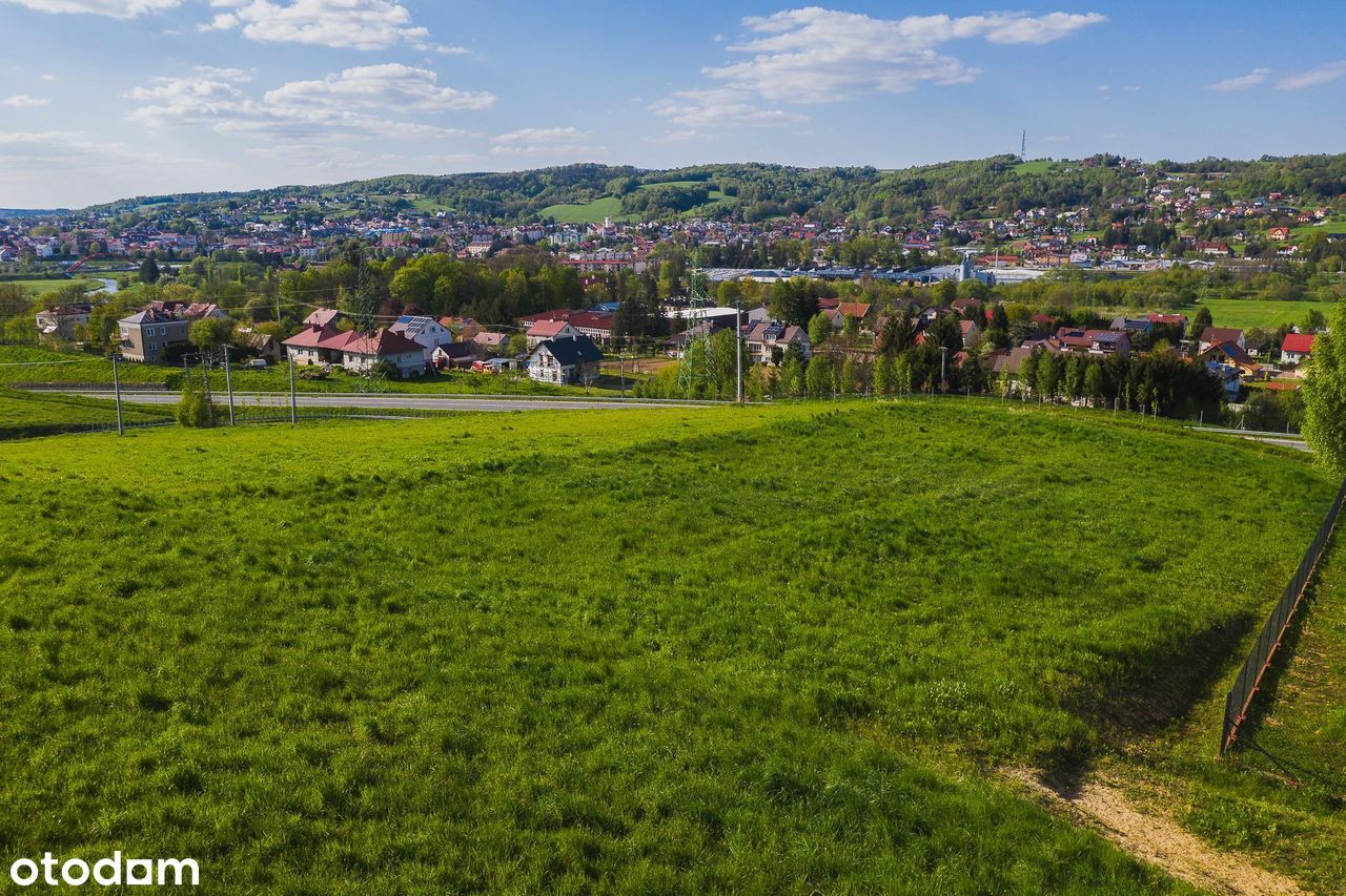 Widokowa, 23 ar działka blisko centrum Strzyżowa