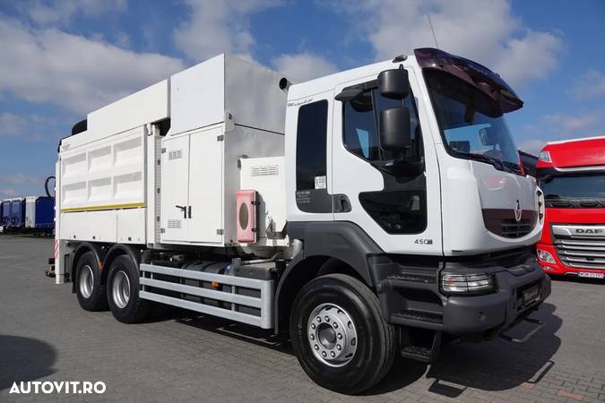 Renault KERAX 450 / 6x4 / MTS SAUGBAGGER 3A11T / EVALUAREA / ÎNCĂRCĂTORUL VACUUM / WUKO / CIOAN / RADIOCOMANDĂ - 10