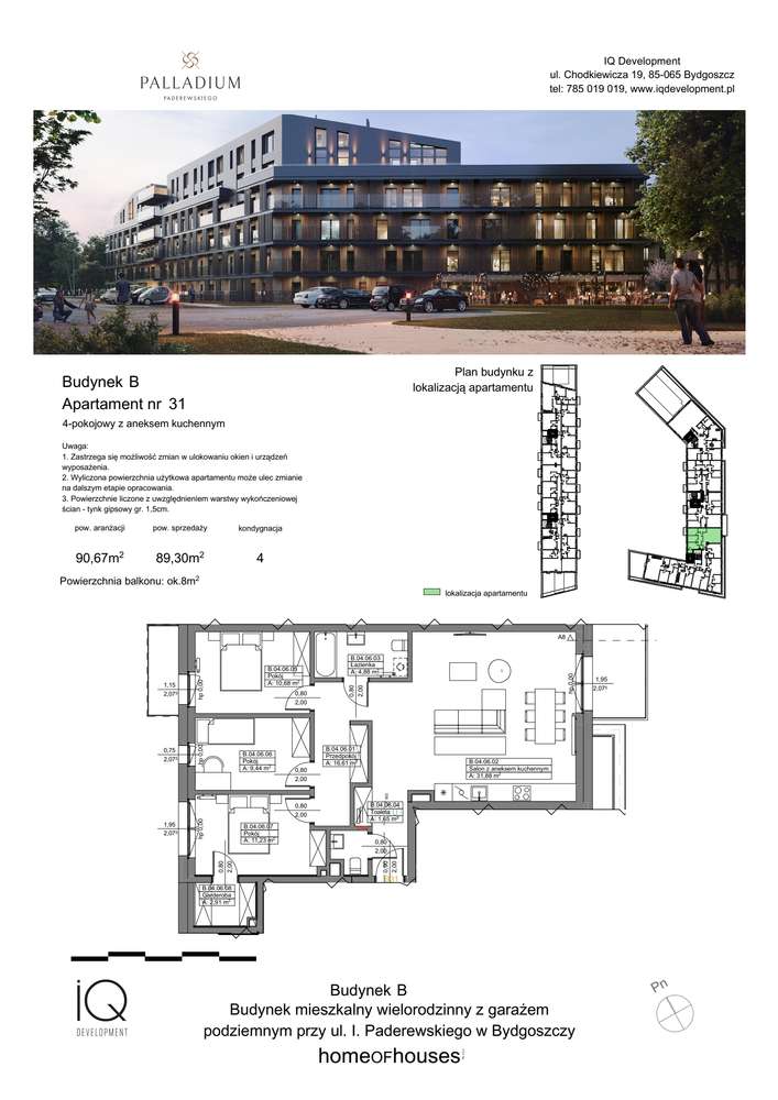 Palladium | apartament 4-pok. | B31 - Pełny obrazek: 2/7