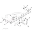 Hak Holowniczy Odkręcany Do Vw Volkswagen Golf Cross 2007-2015 - 2