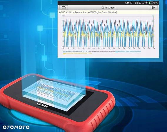 TESTER DIAGNOSTYCZNY OBD2 LAUNCH CRP129E FULL PL - 7