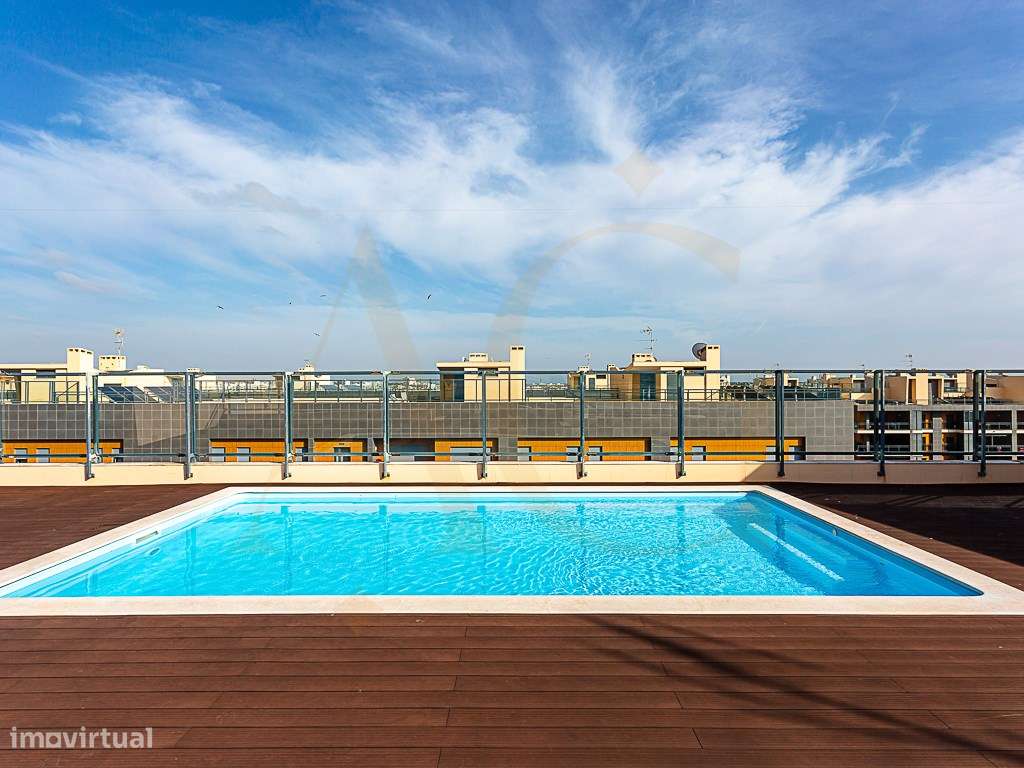 Apartamento T3 em Olhão com vistas incríveis e piscina comum-47