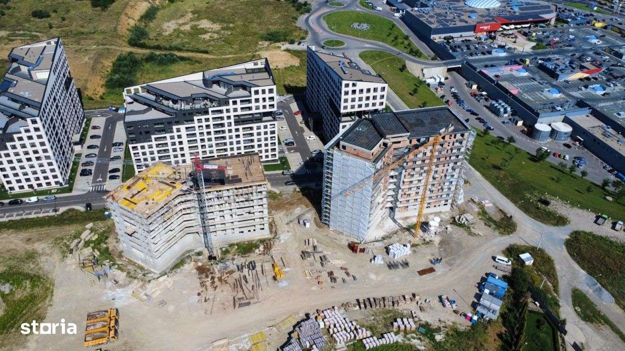 Studio de vânzare, 35m² + 3m² balcon, Skyline City!-9