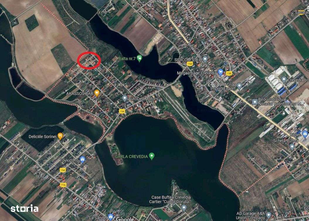 Casa dintre lacuri, Crevedia, cartier nou.-13