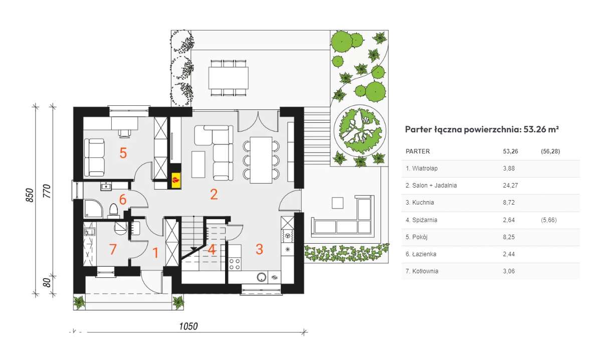 Dom wolnostojący na działce 654 m2 w cichej okolicy - Rudawa/Zabierzów-2