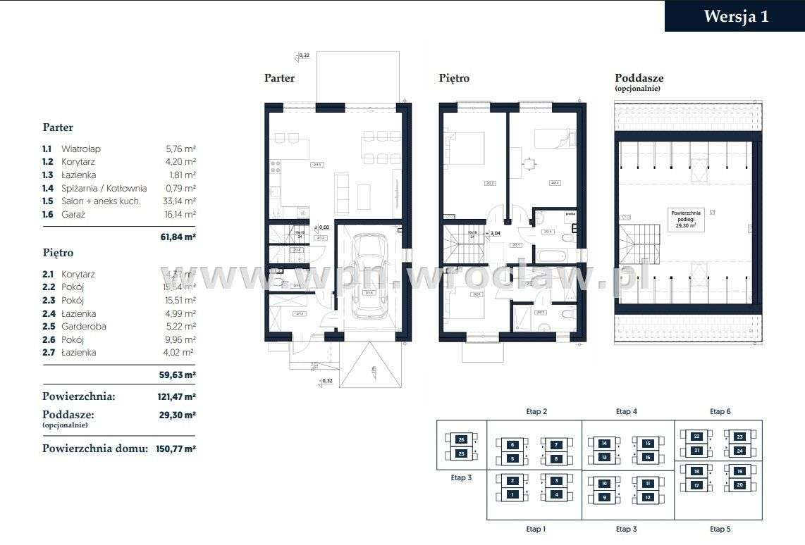 Nowy duży bliźniak 150m, garaż, ogród, Smart Home-2