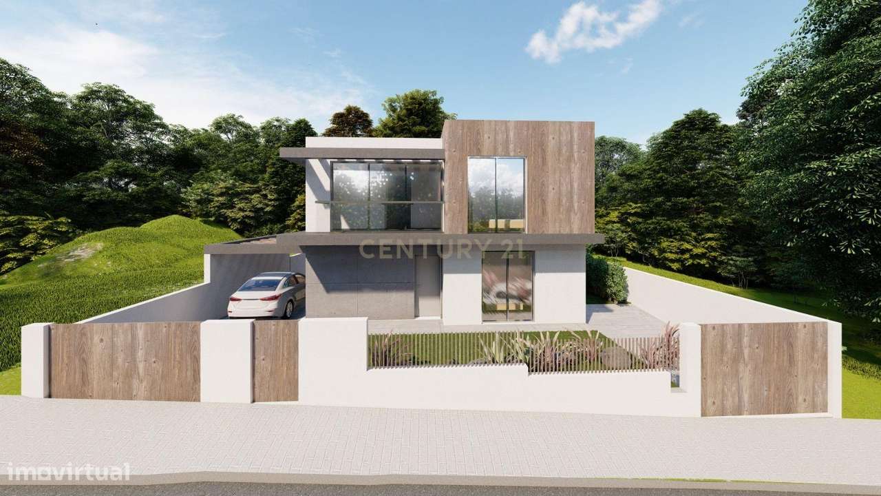 Terreno com projeto aprovado para Moradia T4.  Monte Estoril a 5 minut - Grande imagem: 5/12