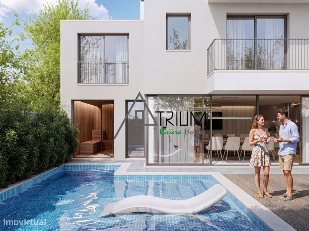 Lote urbano com projeto aprovado para moradia T3+1 com Piscina - Sã...-0