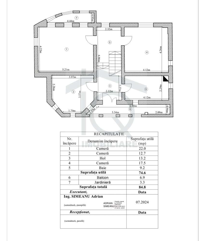 Vila de vanzare, 1070 mp teren, realizata in reg. proprie, COMISION 0%-16