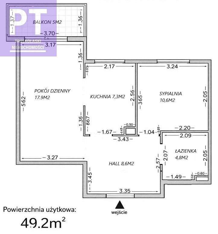 2 pokoje, 50m2, Grochów, ul. Czapelska-8