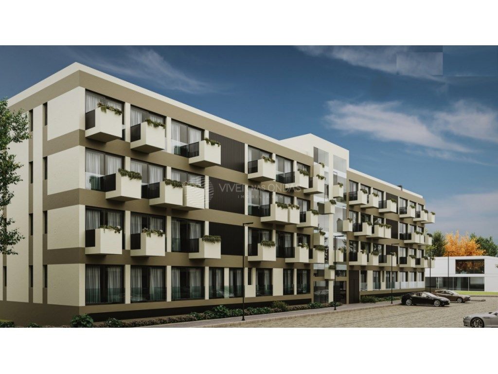 Apartamento T2 Novo com parqueamento, em Matosinhos. - Grande imagem: 1/9