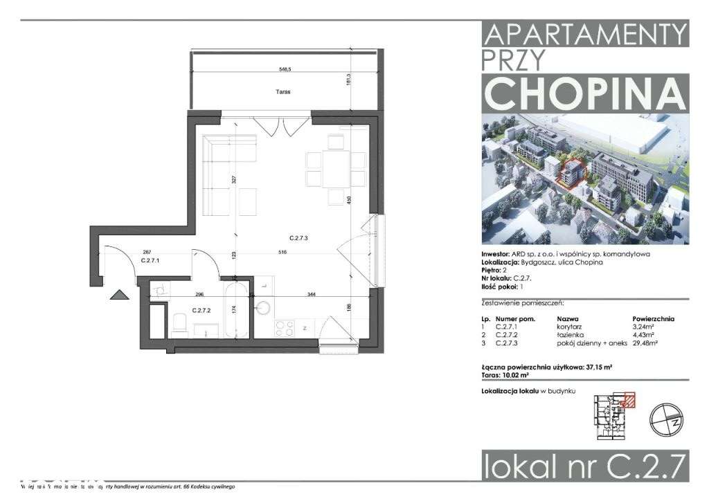 Mieszkanie 37 m², inwestycja, Centrum, Bydgoszcz-6