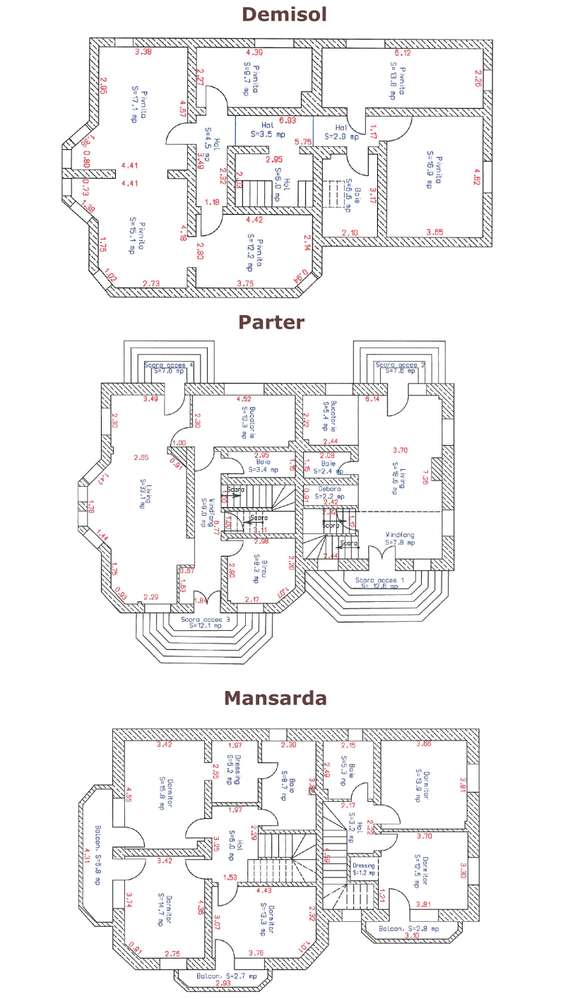 Investitie:Casa cu 2 apt, 8 camere, 308mp utili, 400m de mall Selimbar - Imagine principală: 5/10