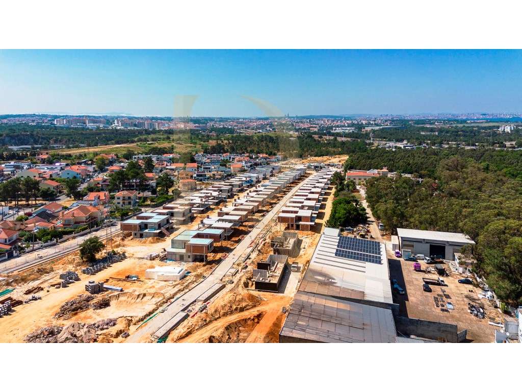 Moradia geminada T3 nova com garagem e piscina nos Foros de Amora -...-30
