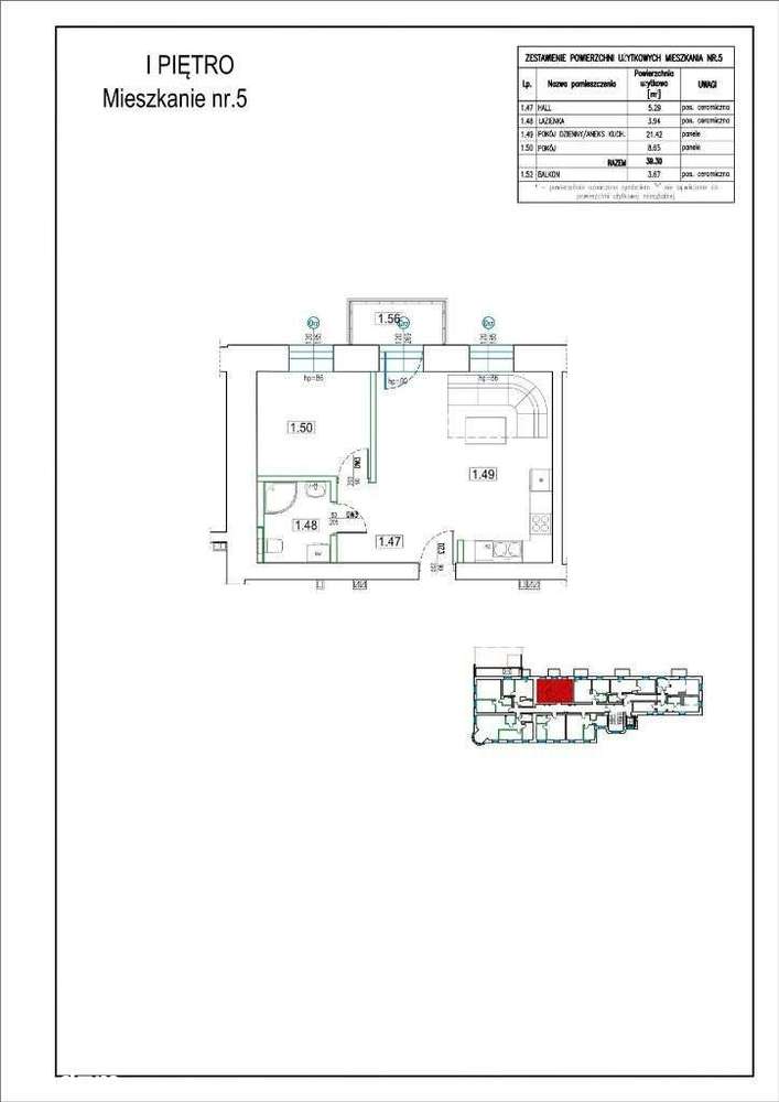 39,30m2 2 pokoje, 5 km od Karpacza - Pełny obrazek: 2/15