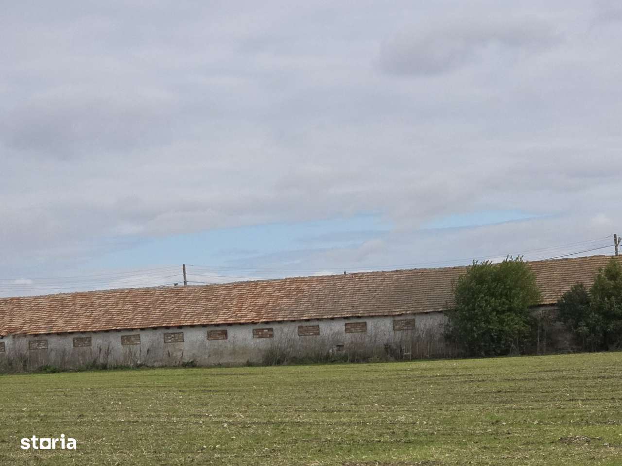 Comuna Amzacea- sat G.Scărișoreanu -Fermă zootehnică ,  teren 5,1ha - Imagine principală: 2/14